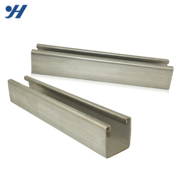 Low Price Cold Bending unistrut Slotted u channel standard sizes